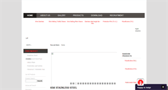 Desktop Screenshot of kskstainless.com